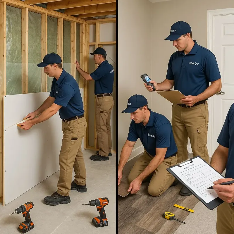 Repairs and Reconstruction process in East Port Orchard, WA